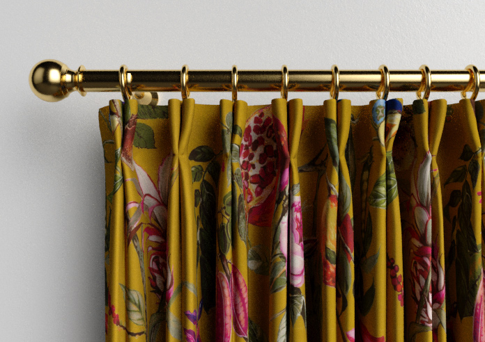 Kensington, Mustard - Made to Measure Curtains - Image 10
